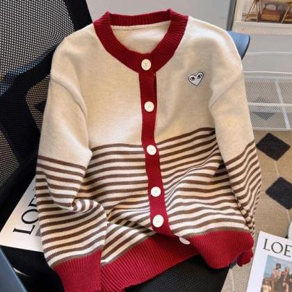 Fashion Knitted Cardigan Sweaters Women Casual..