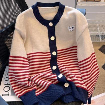 Fashion Knitted Cardigan Sweaters Women Casual..