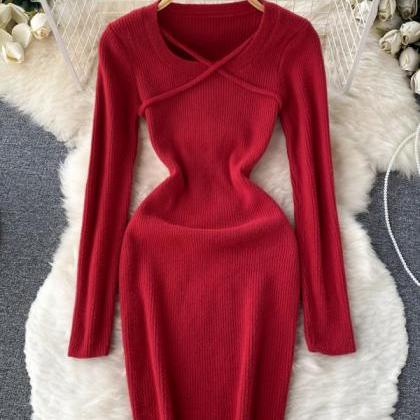Good Quality Soft Women Dress Clothes Casual Solid..