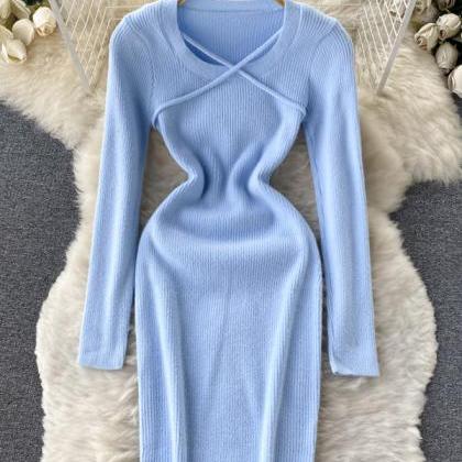 Good Quality Soft Women Dress Clothes Casual Solid..