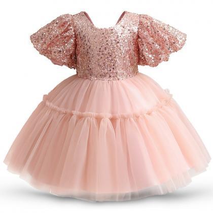 Toddler Girl Evening Party Princess Dress Baby..