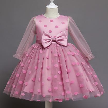 Fancy Girls Elegant Princess Dress Kids Dresses..