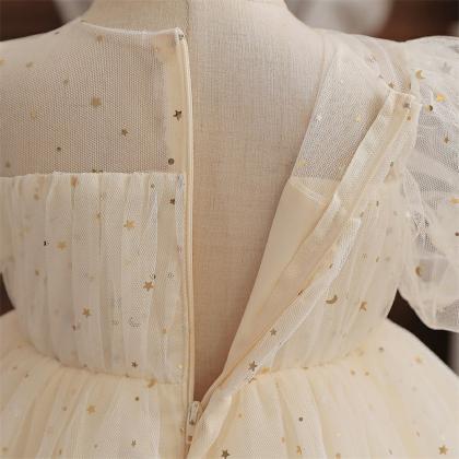 Girl Dresses For Weddings Sequin Rufflues Elegant..