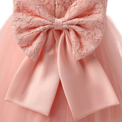 Baby Dress Dress With Cute Bow Embroidery Toddler..