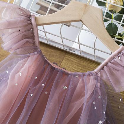 Lace Dress Girls Costume Princess Wedding Dress..