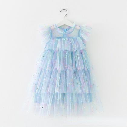 Girls Tulle Super Fairy Princess Dresses Fly..