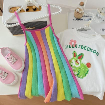 Kids Clothes For Baby Girls Cute Rabbit T-shirt +..