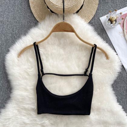 Camisole Backless Women Strap Solid Fashion High..