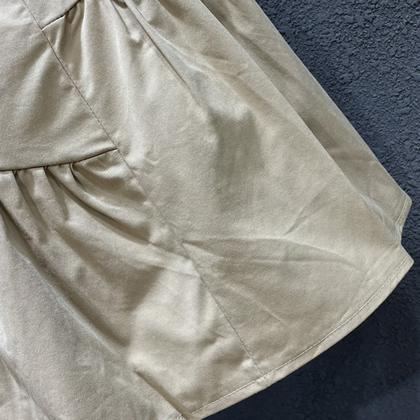 Irregular Patchwork Loose Solid Color Skirt..
