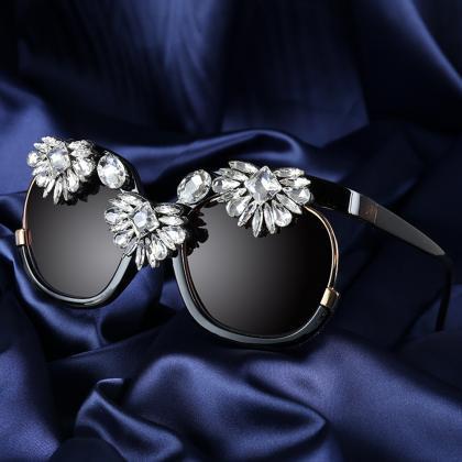 Sunglasses Women Brand Design Big Frame Square..