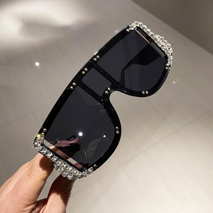 Retro Square Sunglasses Women Luxury Brand..