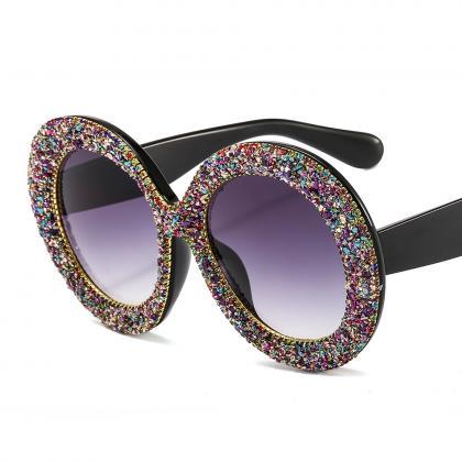 Glitterati Glam Oversized Sunglasses
