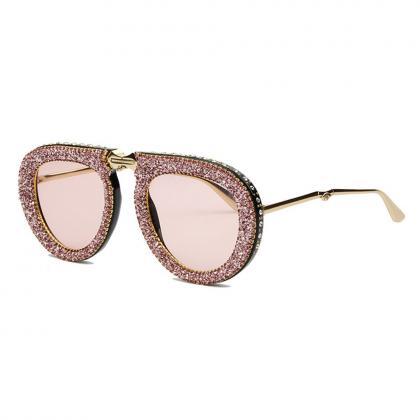Folding Portable Style Sunglasses Women Luxury..