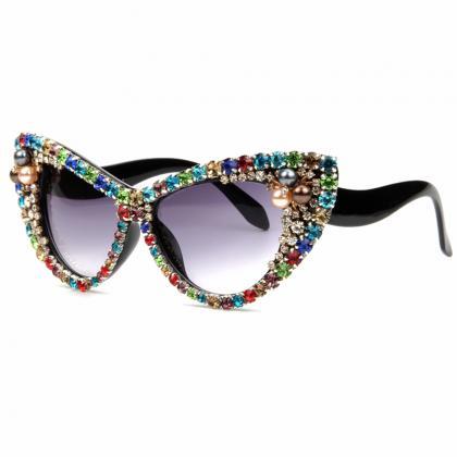 Oversized Sunglasses Women Luxury Brand Glasses..