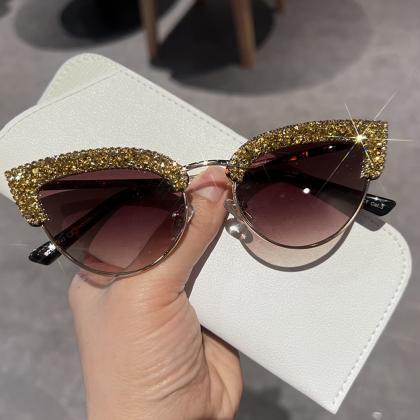 Vintage Sunglasses For Women Fashion Cat Eye Sun..