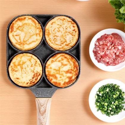 4hole Omelet Pan Frying Pot Thickened Nonstick Egg..