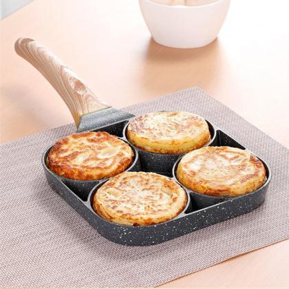 4hole Omelet Pan Frying Pot Thickened Nonstick Egg..