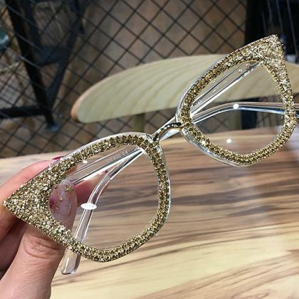 Vintage Cat Eye Glasses Retro Sunglasses