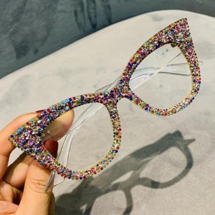 Vintage Cat Eye Glasses Retro Sunglasses