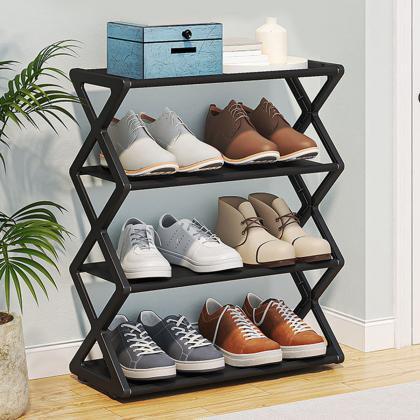 X-shaped Shoe Rack For Home Multifunctional Steel..