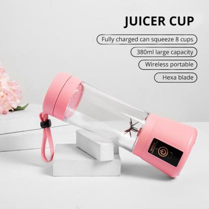 Mini Portable Blender Milkshake Cup With Usb..