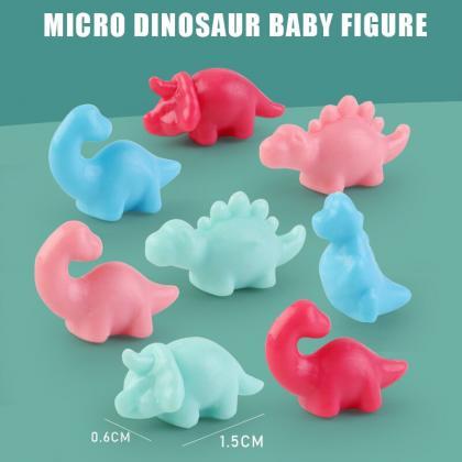 2pcs Dinosaur Figure Grabber Capsule Toy Mini Claw..