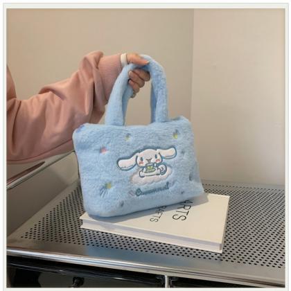 Plushie Handbags Pochacco Cartoon Stuffed Bag For..