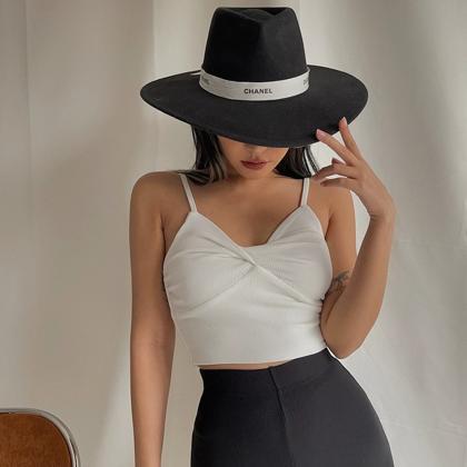 Casual Ruffle Off Shoulder Top Low-cut Sexy Tight..