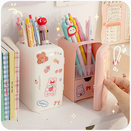 Japanese Creative Refrige Pen Holder Case Girls..