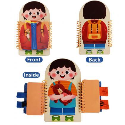 Multi-layer Wooden Busy Board For Children..