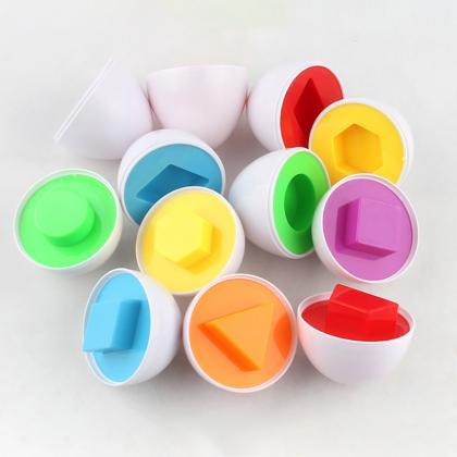 6pcs Baby Learning Educational Toy Smart Egg Toy..