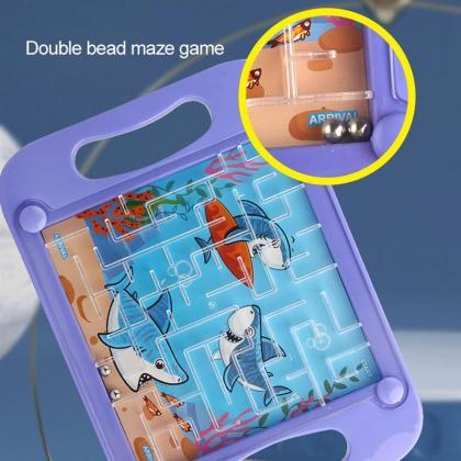 Cartoon 3d Palm Maze Game Toy Balance Ball..
