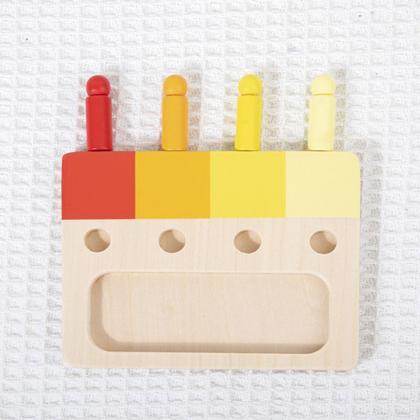 Wooden Montessori Toy Color Sense System Training..