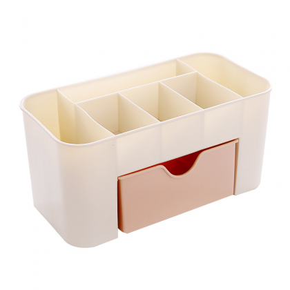 Double Layer Plastic Makeup Organizers Storage Box..