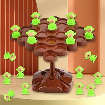 Mini Monkey Balance Tree Family Games Desktop Toys..