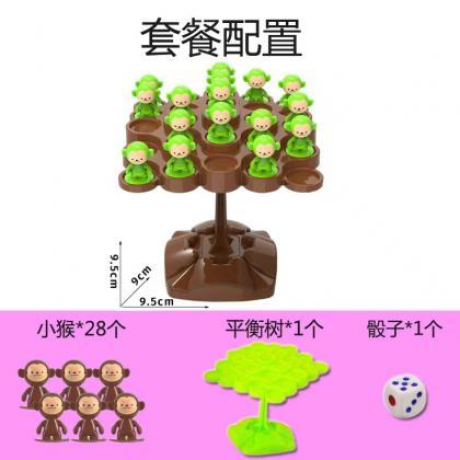 Mini Monkey Balance Tree Family Games Desktop Toys..