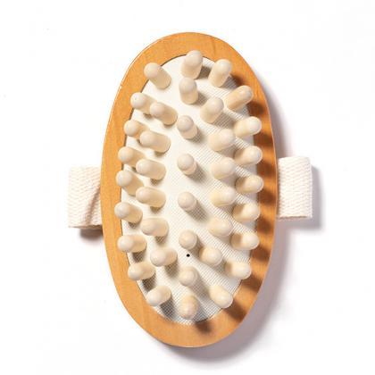 Body Anti Cellulite Brush Soothing Wooden..