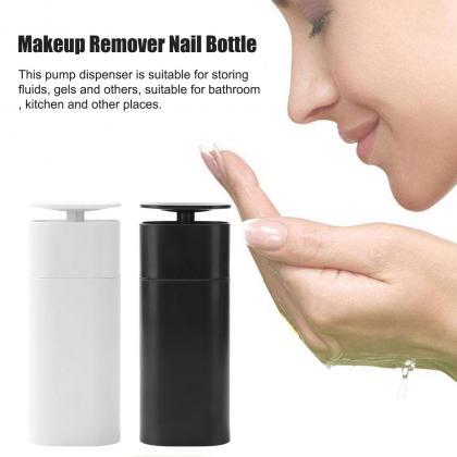 400ml Makeup Remover Nail Bottle Empty Press Pump..