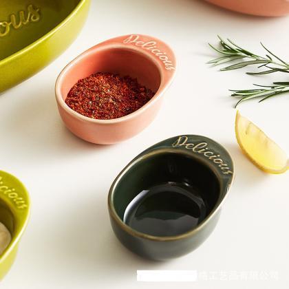 Nordic Ceramic Dry Dip Dish Home Creative Sauce..