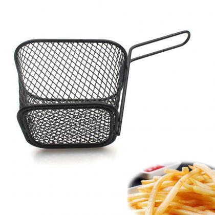 French Fries Basket Portable Stainless Steel Chips..