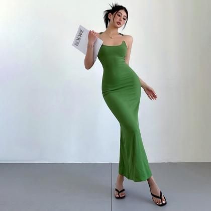 Sexy Backless Halter Party Dress Prom Dress..