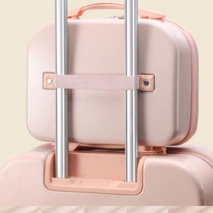 Suitcases On Wheels Travel Bag Luggage Mini Black..