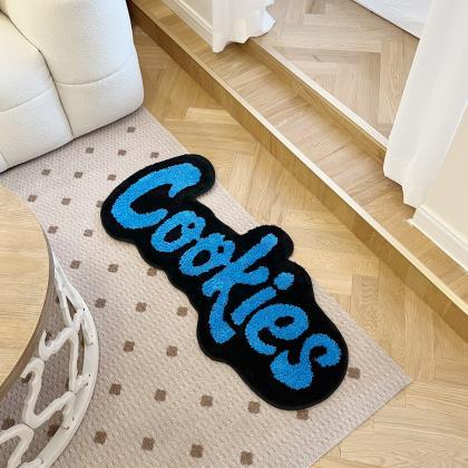 Handmade Cookies Rug For Kids Room Tufted Carpet..