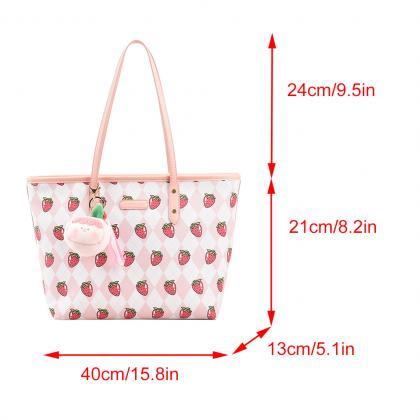 Cute Color-blocking Large-capacity Shoulder Bag on Luulla