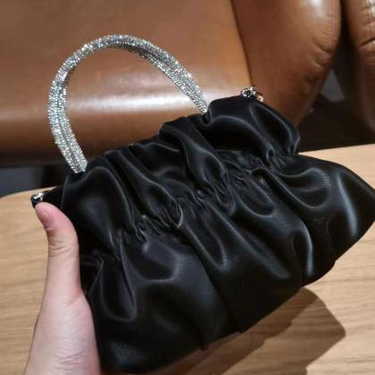 Fashion Women's Bag Cloud Pleated..