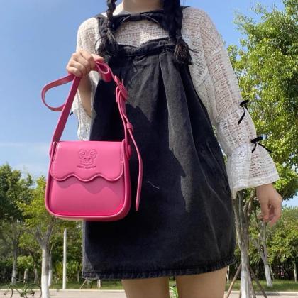 Fashion Women Bag Y2k Style Shoulder Bag Pink..