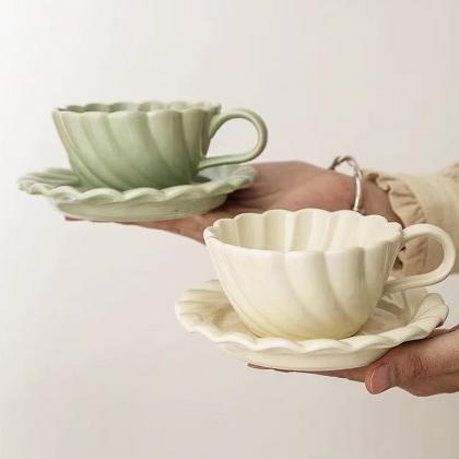 Ceramic Mugs Coffee Cups Hand Pinched Irregular..
