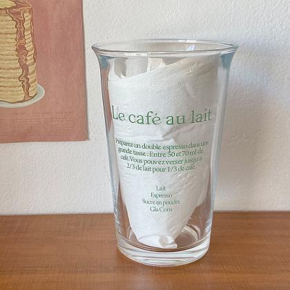 Transparent Glass Cup Coffee Latte Fruit Juice..