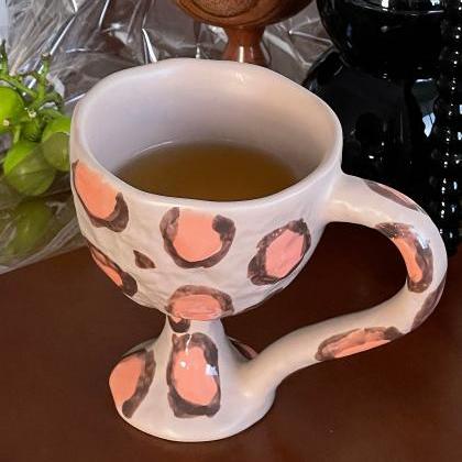 Korean Hand-painted Mug Design Ceramic Coffee Cup..