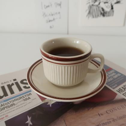 Retro Ceramic Small Cups White Ceramic Mugs Coffee..